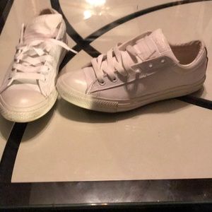 Leather converse